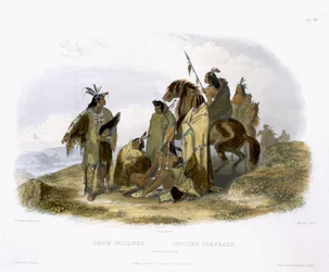 Crow-Indianer, Tafel 13 aus Band 1 von 